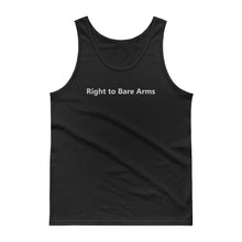 Load image into Gallery viewer, Men&#39;s tank top &quot;Right to bare arms&quot; - t-blurt.com