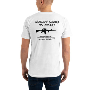 2nd Amendment Shirts, "AR-15" Men's T-Shirt - t-blurt.com