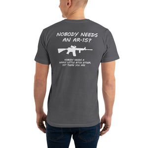 2nd Amendment Shirts, "AR-15" Mens T-Shirt - t-blurt.com