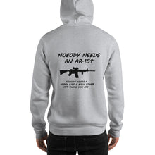 Load image into Gallery viewer, Grunt Style Hoodie, &quot;AR-15&quot; Men&#39;s Hooded Sweatshirt - t-blurt.com