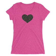 Load image into Gallery viewer, Women&#39;s Graphic Tee, Black Heart