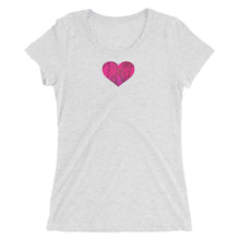 Load image into Gallery viewer, Women&#39;s Graphic Tees, Pink Snakeskin Heart