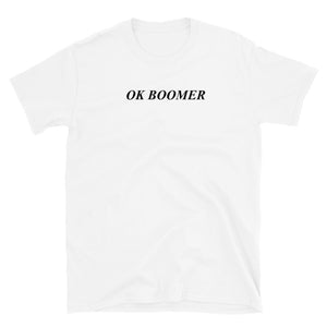 mens graphic tshirt ok boomer