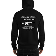 Load image into Gallery viewer, Grunt Style Hoodie, &quot;AR-15&quot; Mens Hooded Sweatshirt - t-blurt.com