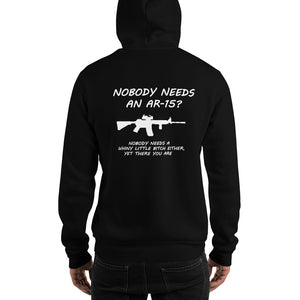 Grunt Style Hoodie, "AR-15" Mens Hooded Sweatshirt - t-blurt.com