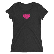 Load image into Gallery viewer, Women&#39;s Graphic Tees, Pink Snakeskin Heart