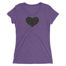 Load image into Gallery viewer, Women&#39;s Graphic Tee, Black Heart